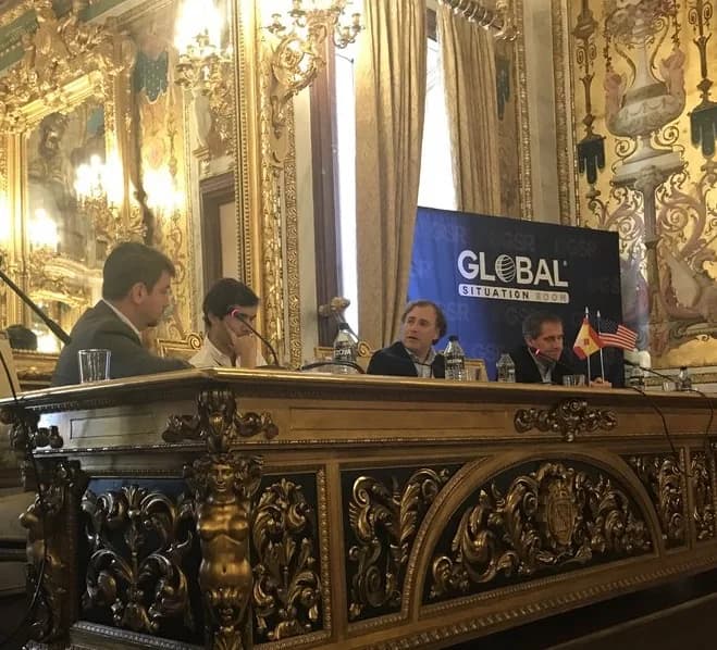 International conference in a Madrid palace hall