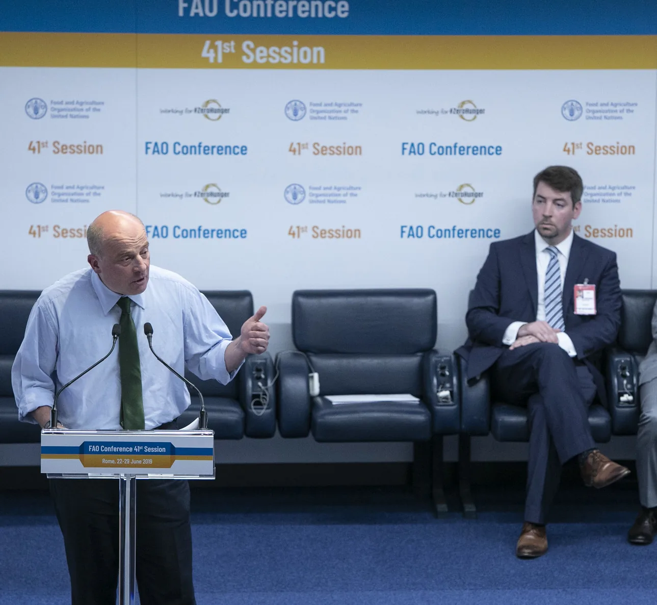 GSR at an FAO conference