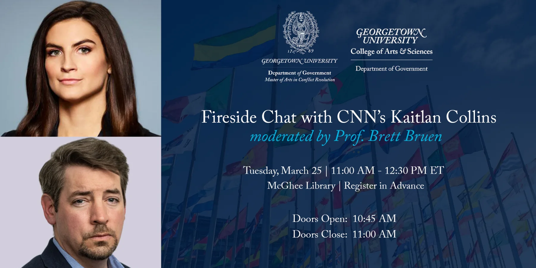 Fireside chat with Kaitlan Collins at Georgetown