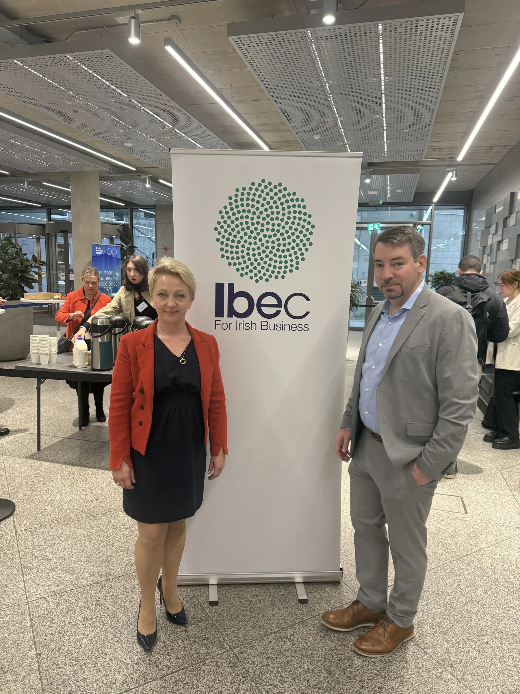 At an Ibec event in Dublin