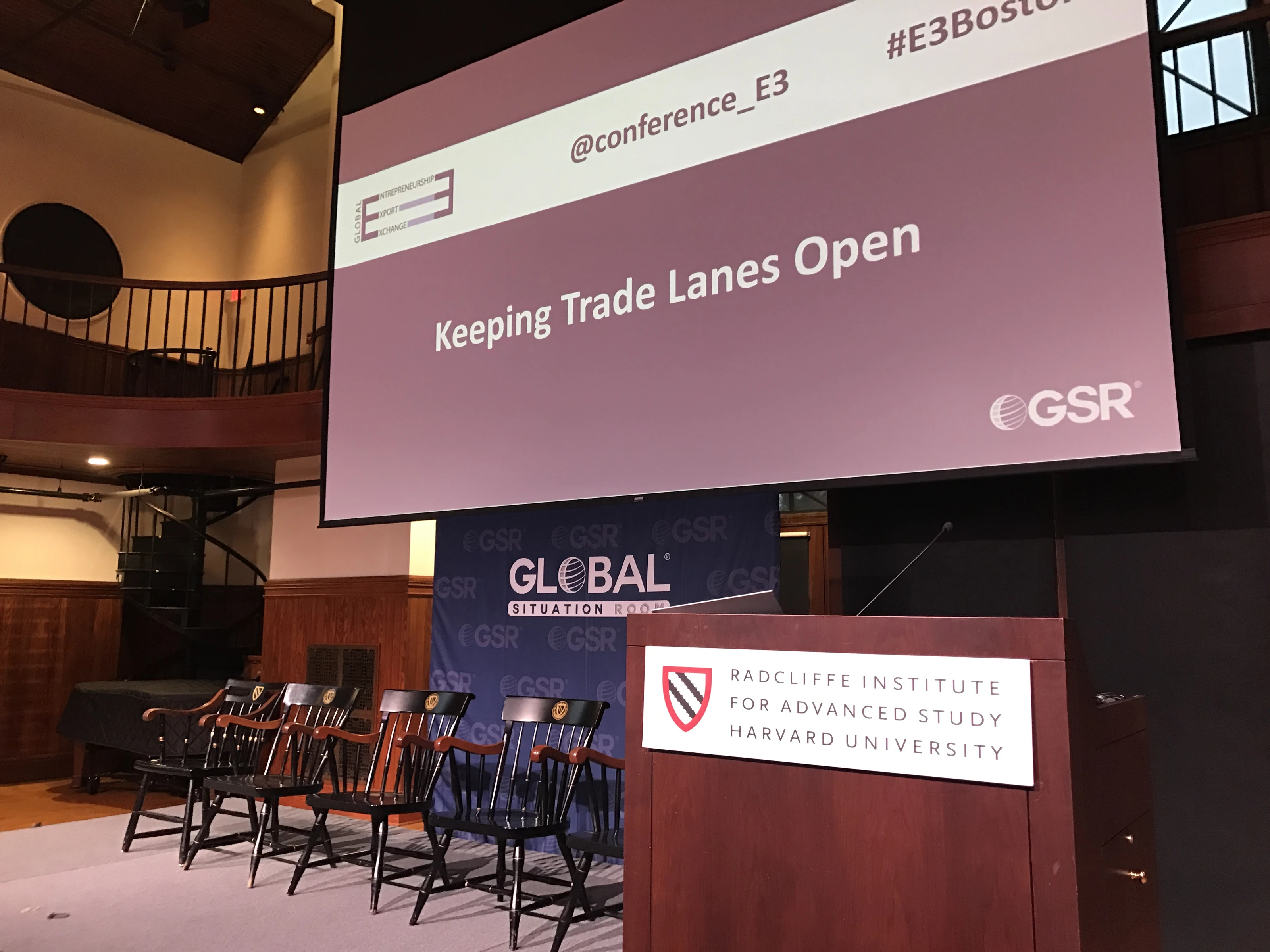 Keeping Trade Lanes Open conference at Harvard’s Radcliffe Institute