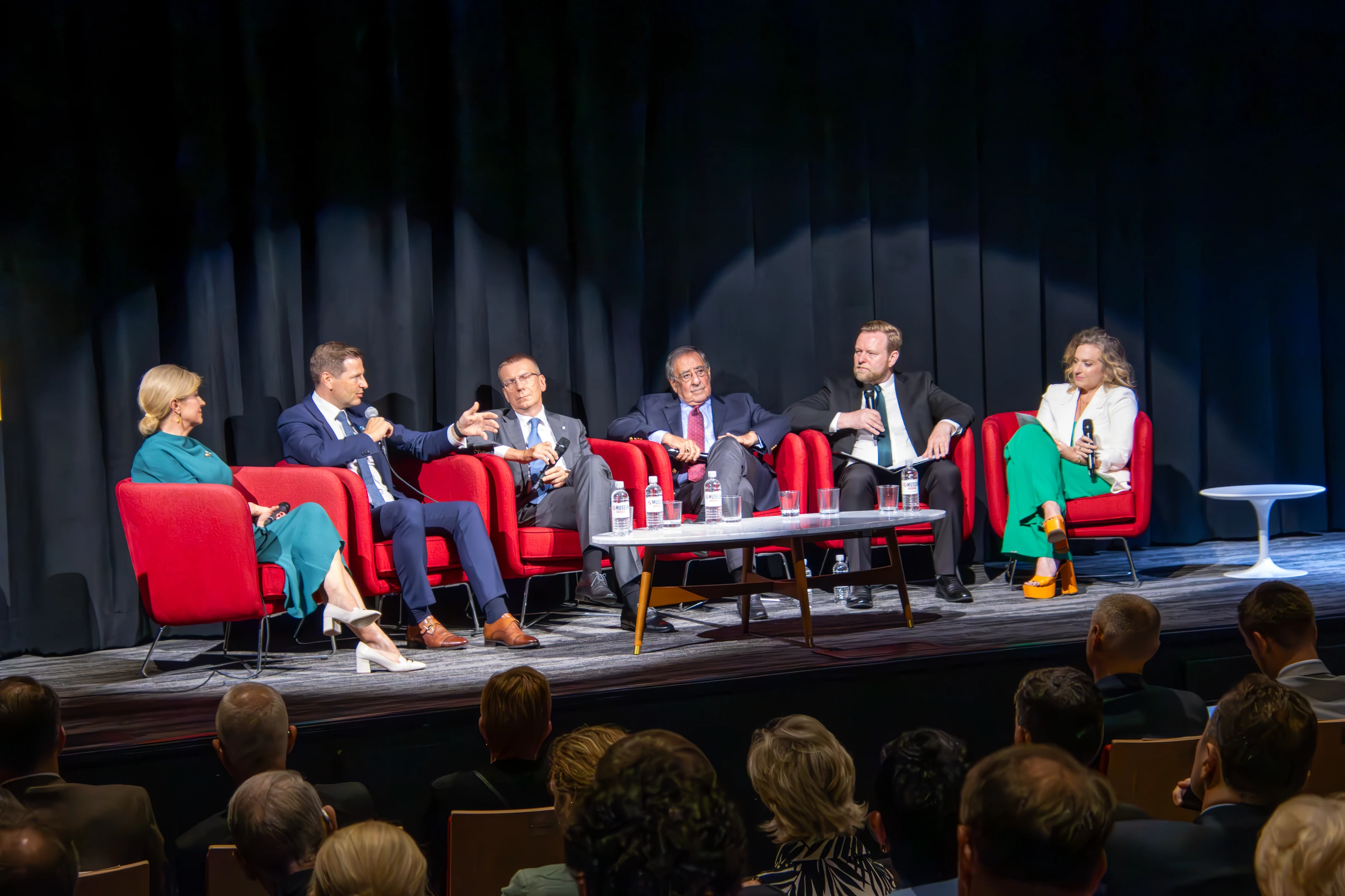 Live One Decision recording on stage at the International Spy Museum